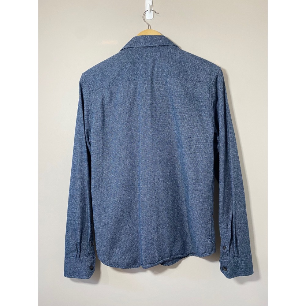 NOMAD Navy Blue‎ Long Sleeve Shirt Button Up Prague Workshirt Men's Small Fannel - Picture 2 of 5